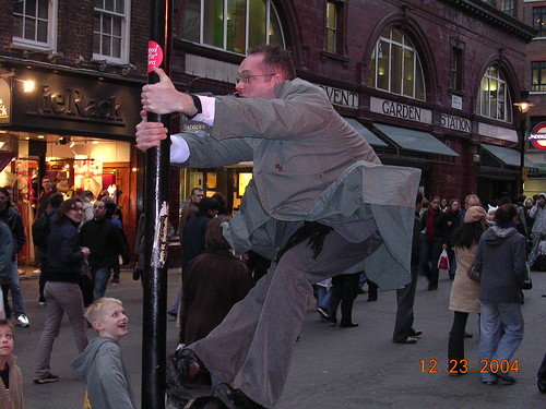 London street performer