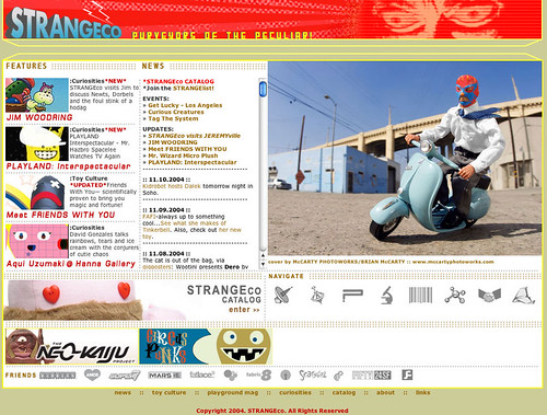 STRANGEco homepage