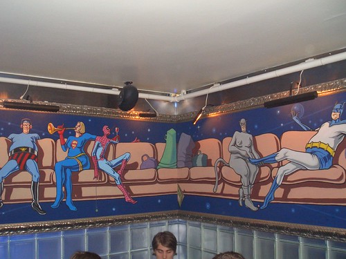 Mural in Super bar, Helsinki