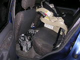 The car seat is ready...