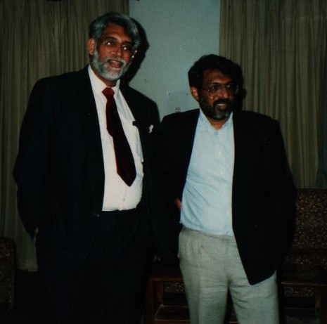 Rajen and me in New Delhi in 1989