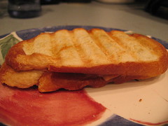 Pork + Kim Chau Sauce + Gewurtz Cheese + Press = Sandwich Heaven - 1