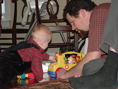 12.24.04 Daddy and Thomas