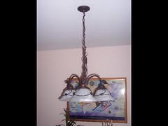 New light fixture in dining room