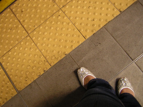 waiting for the subway
